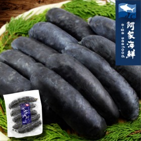 【阿家海鮮】頂級墨魚香腸 300g±5%/包(5條/包)